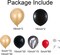 Red Black Gold Balloon Garland Arch Kit, 149Pcs Chrome Metallic Gold Marble Agate Black Balloons for Birthday Party Decorations Baby & Bridal Shower Wedding Graduation Party Supplies